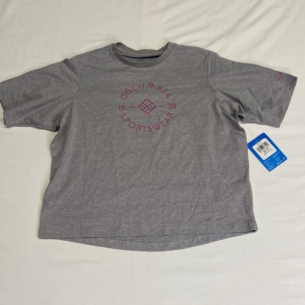 Columbia North Cascades Relaxed Tee Shirt Grey Size XS - Picture 5 of 12